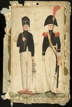 dessin FRANCOIS PAGOT CARABINIER 2e REGIMENT 1803-1813 1965.74.1 Photo