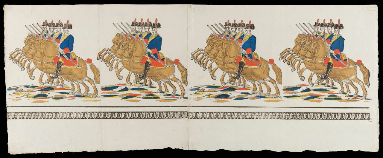 Jean François Joseph Hurez imagerie ancienne Cavalerie française Cambrai 1803-1809 1965.75.147 Photo