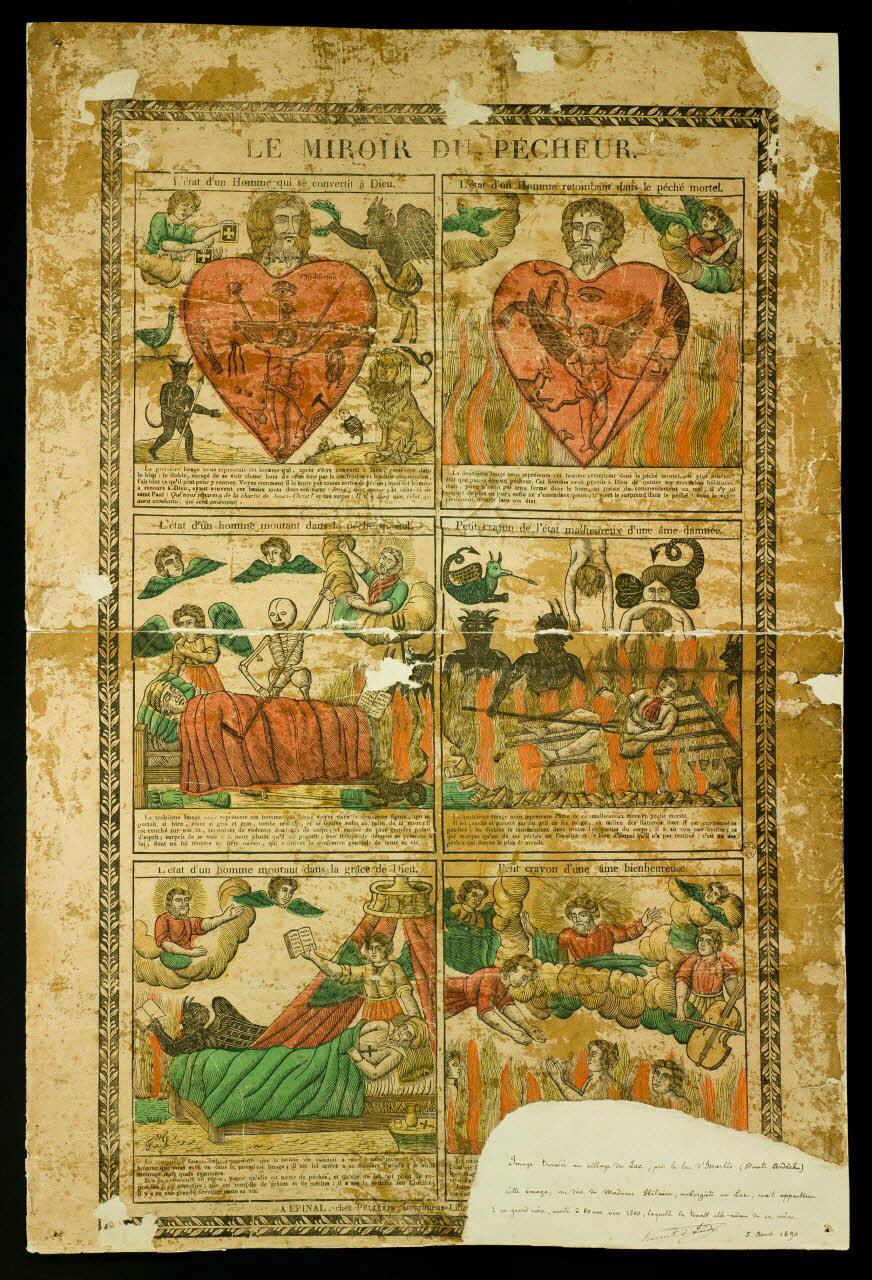 estampe LE MIROIR DU PECHEUR. 1965.75.239 Photo