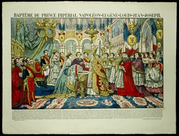 estampe BAPTÊME DU PRINCE IMPERIAL NAPOLEON-EUGENE-LOUIS-JEAN-JOSEPH. 1965.75.398 Photo (c) Mucem