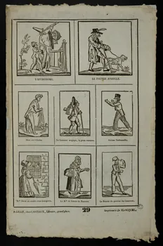 Jean-Baptiste Castiaux ; Simon-François Blocquel imagerie ancienne Suite de scènes Lille 1809-1837 1965.75.432 Photo