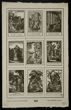 Antoine Thiébault ; Jean-Baptiste Castiaux ; Simon-François Blocquel imagerie ancienne Suite de scènes Lille 1829-1837 1965.75.438 Photo