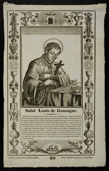 Jean-Baptiste Castiaux ; Simon-François Blocquel imagerie ancienne Saint Louis de Gonzague. Lille 1809-1837 1965.75.442 Photo