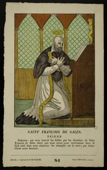 Jean-Baptiste Castiaux ; Simon-François Blocquel imagerie ancienne SAINT FRANCOIS DE SALES. Lille 1809-1837 1965.75.451 Photo