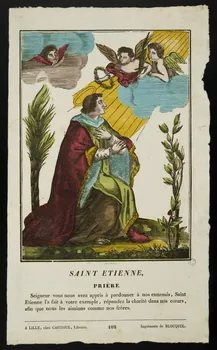 Jean-Baptiste Castiaux ; Simon-François Blocquel imagerie ancienne SAINT ETIENNE. Lille 1809-1837 1965.75.460 Photo