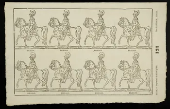 Jean-Baptiste Castiaux ; Simon-François Blocquel imagerie ancienne DRAGON. Lille 1809-1837 1965.75.466  Photo
