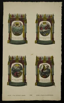 Jean-Baptiste Castiaux ; Simon-François Blocquel imagerie ancienne Scènes diverses Lille 1809-1837 1965.75.484 Photo