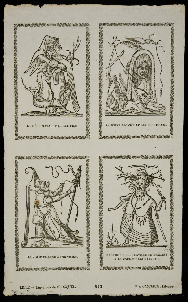 Jean-Baptiste Castiaux ; Simon-François Blocquel imagerie ancienne Scènes diverses Lille 1823-1837 1965.75.534 Photo