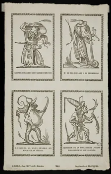 Jean-Baptiste Castiaux ; Simon-François Blocquel imagerie ancienne Scènes diverses Lille 1823-1837 1965.75.535 Photo