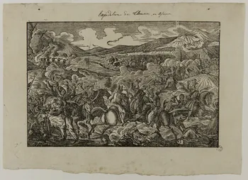 Gondelfinger Louis ; Clerc Jean Pierre imagerie ancienne Expédition de Tlemsen, en Afrique. Belfort 1833-1842 1965.75.54 Photo