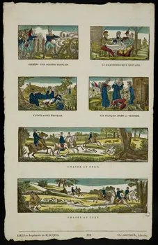 Henri Désiré Porret ; Jean-Baptiste Castiaux ; Simon-François Blocquel imagerie ancienne Scènes diverses Lille 1819-1837 1965.75.558 Photo