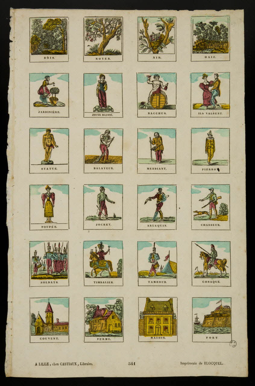 imagerie ancienne Scènes diverses 1965.75.614 Photo