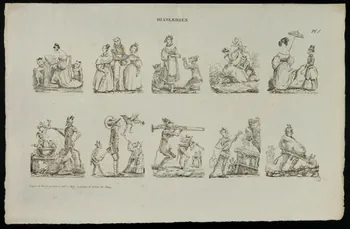 Adrien N. Dembour imagerie ancienne DIABLERIES. Metz 1835-1840 1965.75.662  Photo