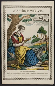 Adrien N. Dembour imagerie ancienne STE. GENEVIEVE. Metz 1835-1840 1965.75.763 Photo