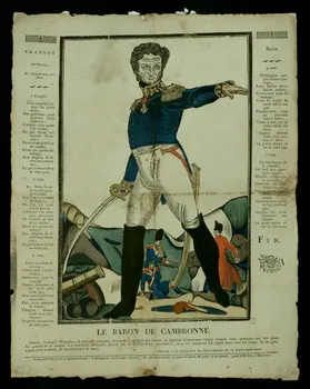 Pierre Vincent Roiné ; Dumoutier imagerie ancienne LE BARON DE CAMBRONNE. Nantes 1817-1820 1965.75.777 Photo