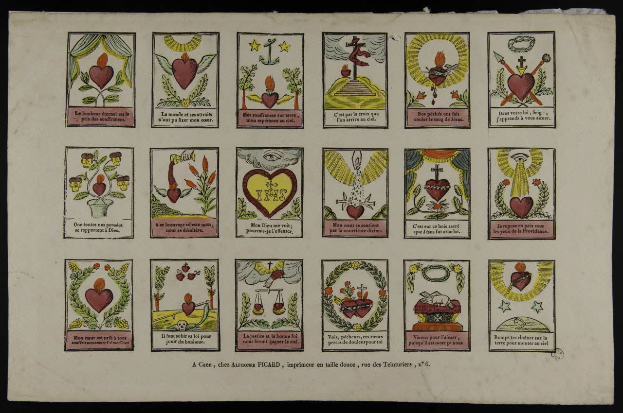 Alphonse Picard imagerie ancienne Vignettes religieuses Caen 1828-1838 1965.75.79 Photo
