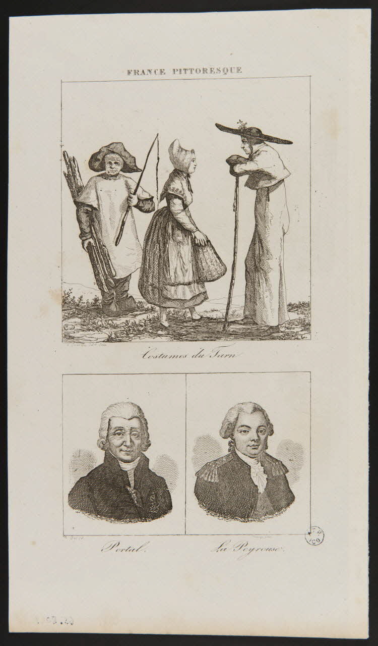 Lacauchie Alexandre ; Duc Oc. ; Mariage ; Rignoux et Cie ; Delloye ( suite de figures (2x1) FRANCE PITTORESQUE  Costumes du Tarn  Portal  la Peyrouse. Paris 1835 1965.80.2 Photo