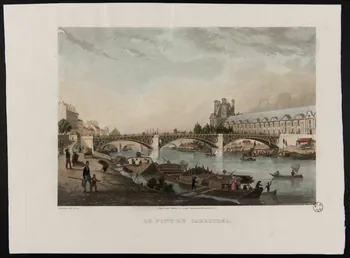 estampe LE PONT DU CARROUSEL. 1965.90.11 Photo