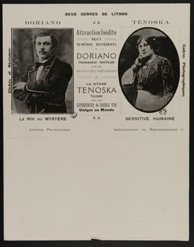 papier à lettre DEUX GENRES DE LITHOS  DORIANO  TENOSKA 1965.97.3  Photo
