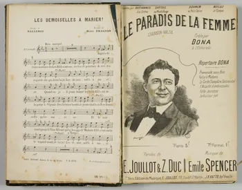 E. ...Geais ; P. F. ensemble homogène LES  DEMOISELLES A MARIER Paris 1905-1915 1965.99.1.1 Photo