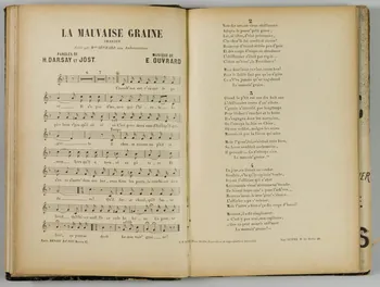 album La mauvaise Graine  Chanson 1965.99.1.14 Photo