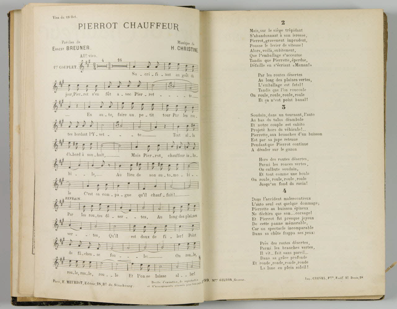 album Pierrot Chauffeur 1965.99.1.5 Photo