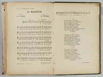 album LA MASSEUSE  Chansonnette 1965.99.1.70  Photo