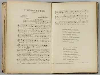 album BLONDINETTES  Chanson 1965.99.1.73 Photo