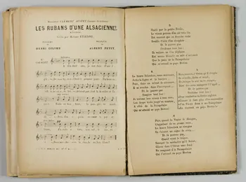 album Les Rubans  d'une Alsacienne  MELODIE 1965.99.2.47 Photo