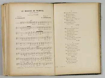 album OEUVRES Chant & Piano  DE  G. GOUBLIER 1965.99.2.48  Photo