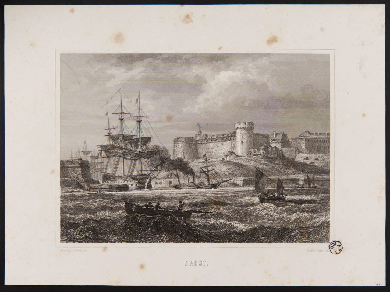 estampe BREST. 1966.10.17 Photo