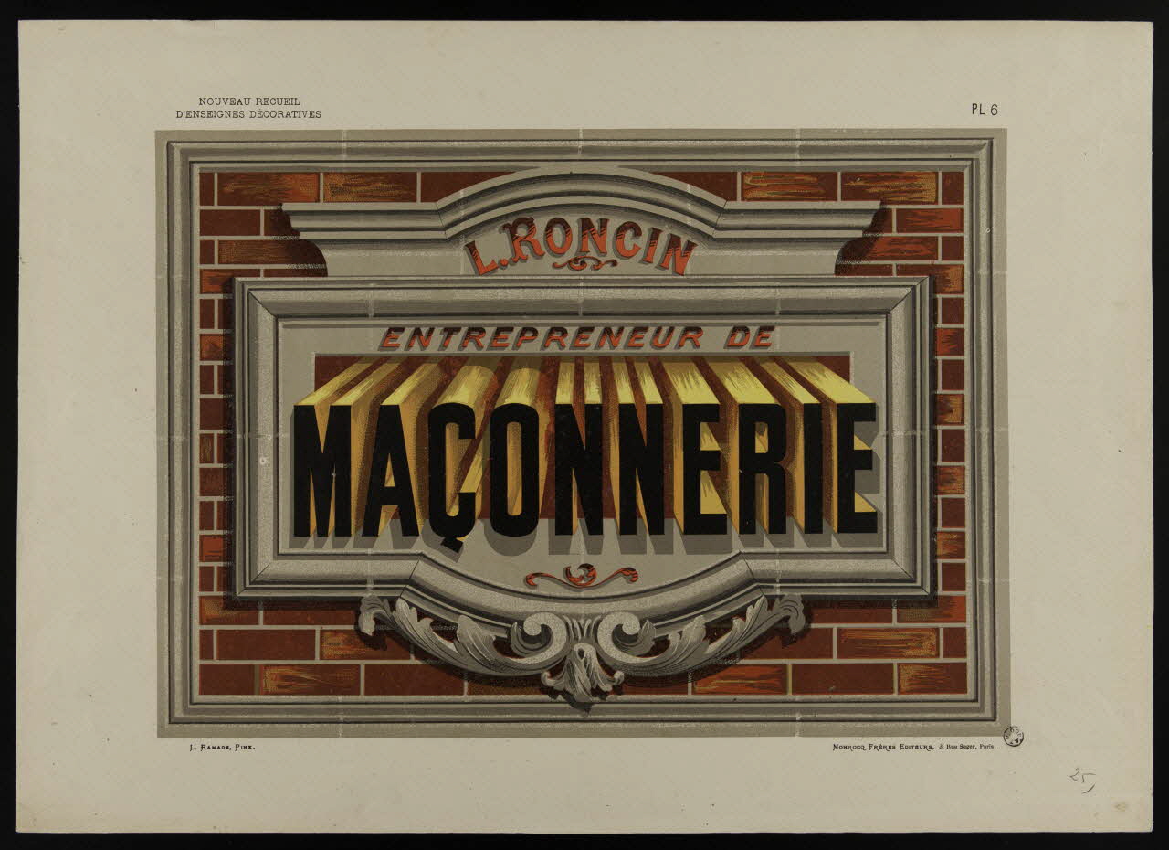 estampe MACONNERIE 1966.10.42 Photo