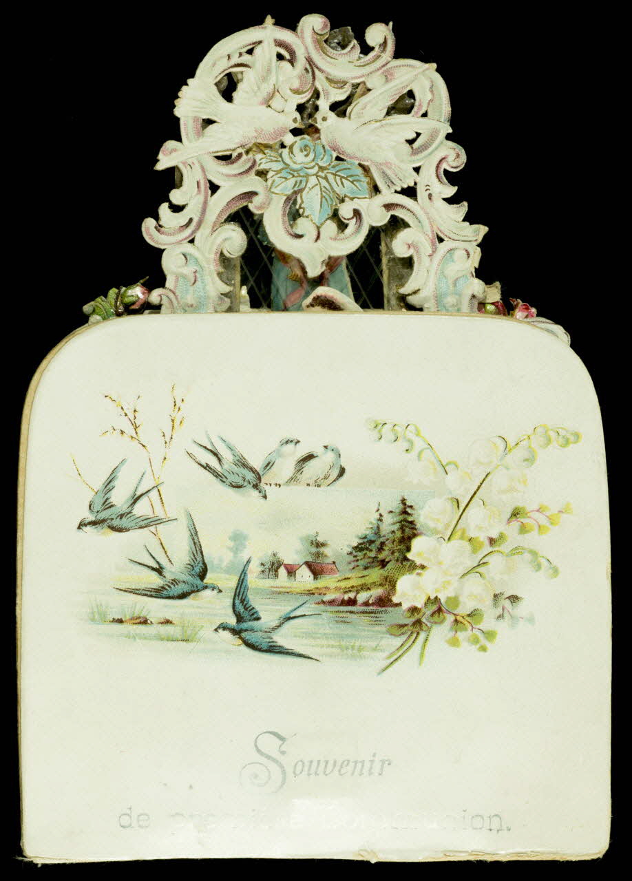 estampe Souvenir  de première Communion. 1966.10.51 Photo