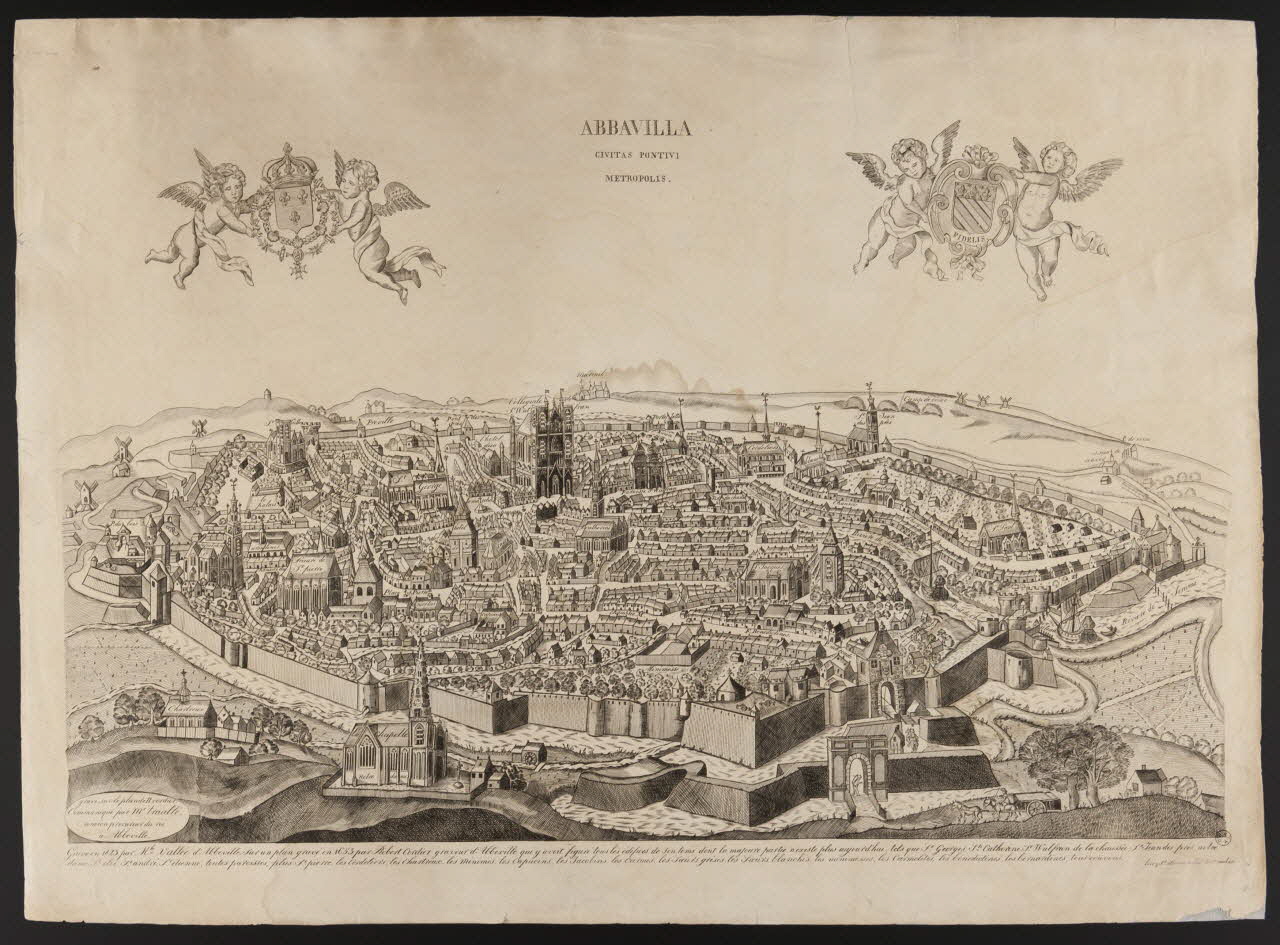 estampe ABBAVILLA  CIVITAS PONTIVI  METROPOLIS 1966.112.3 Photo