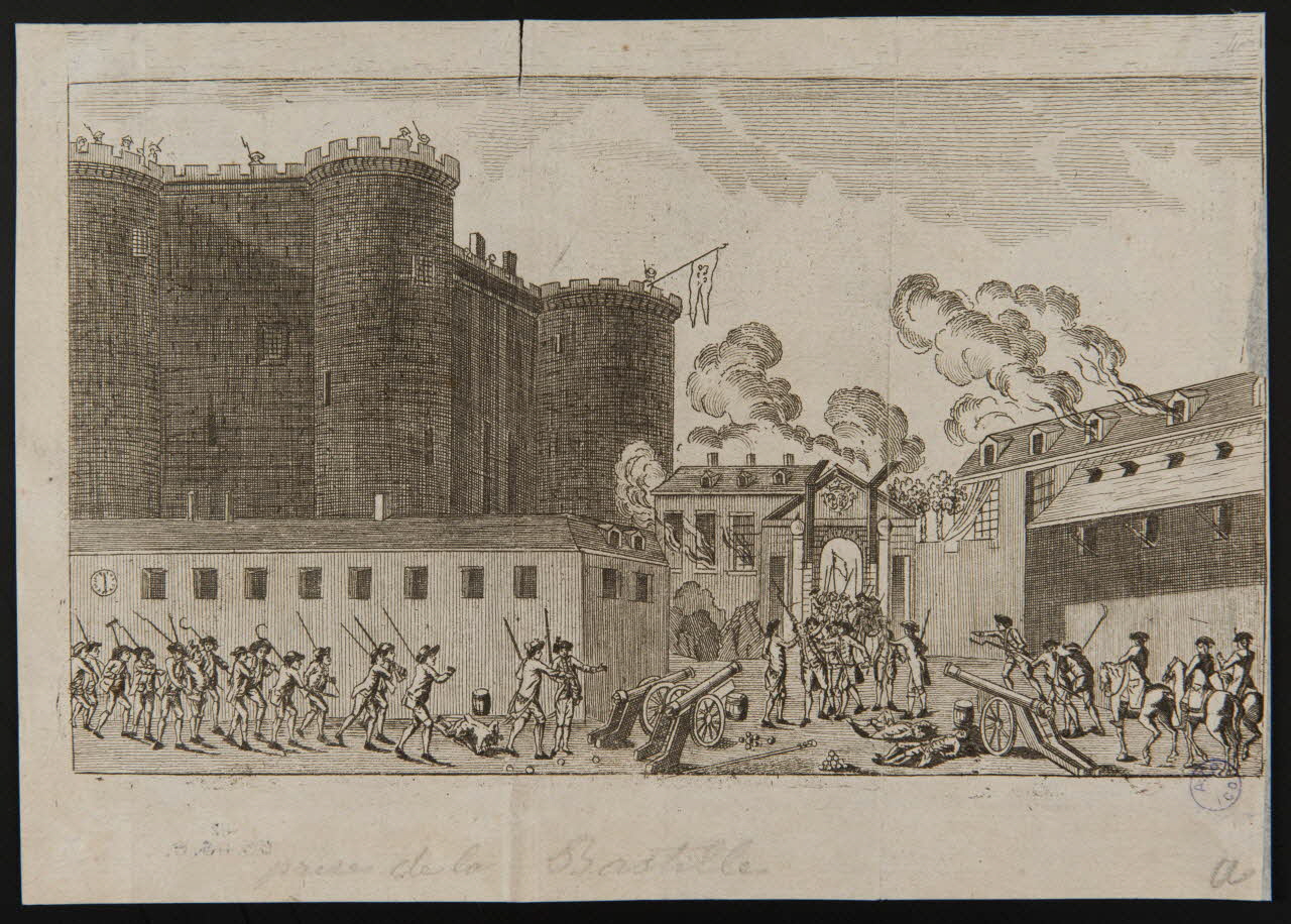 imagerie ancienne Prise de la Bastille France 1789 1966.112.6 Photo