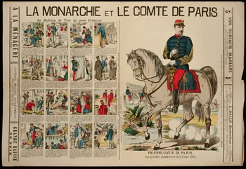 estampe LA MONARCHIE ET LE COMTE DE PARIS 1966.113.8.2 Photo