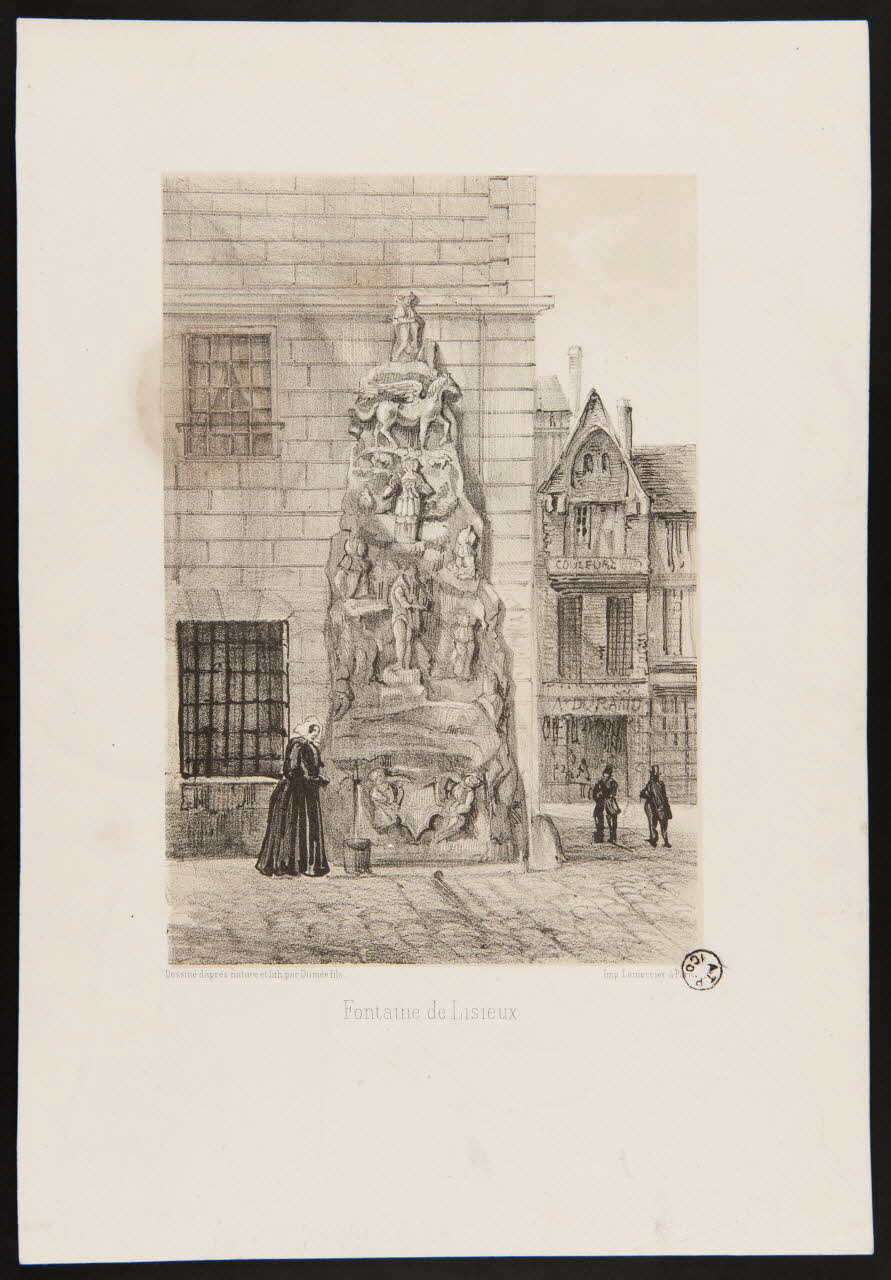 estampe Fontaine de Lisieux 1966.17.19 Photo