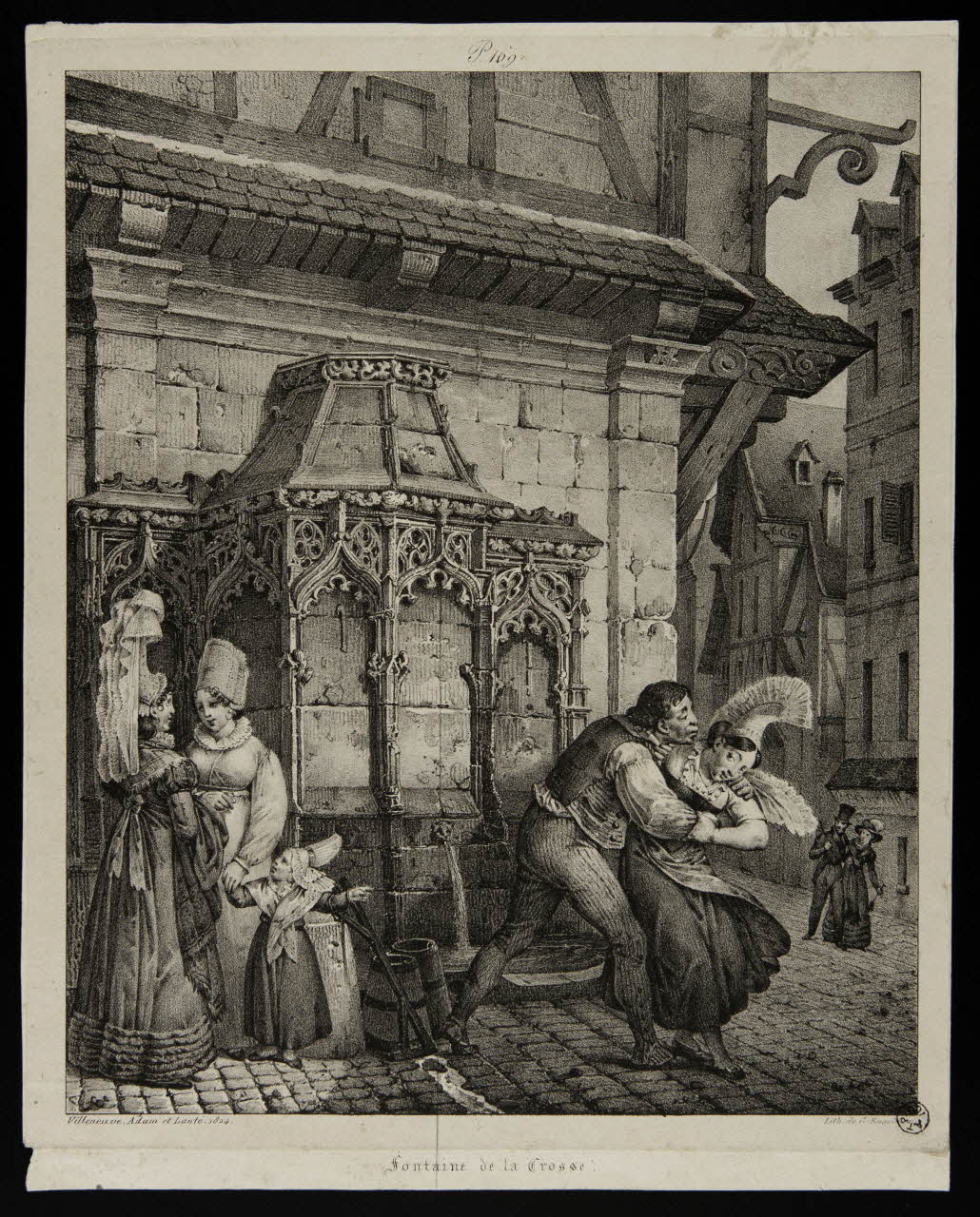 estampe Fontaine de la Grosse. 1966.17.20 Photo