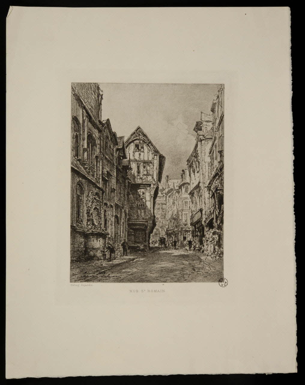 estampe RUE ST. ROMAIN. 1966.17.21 Photo