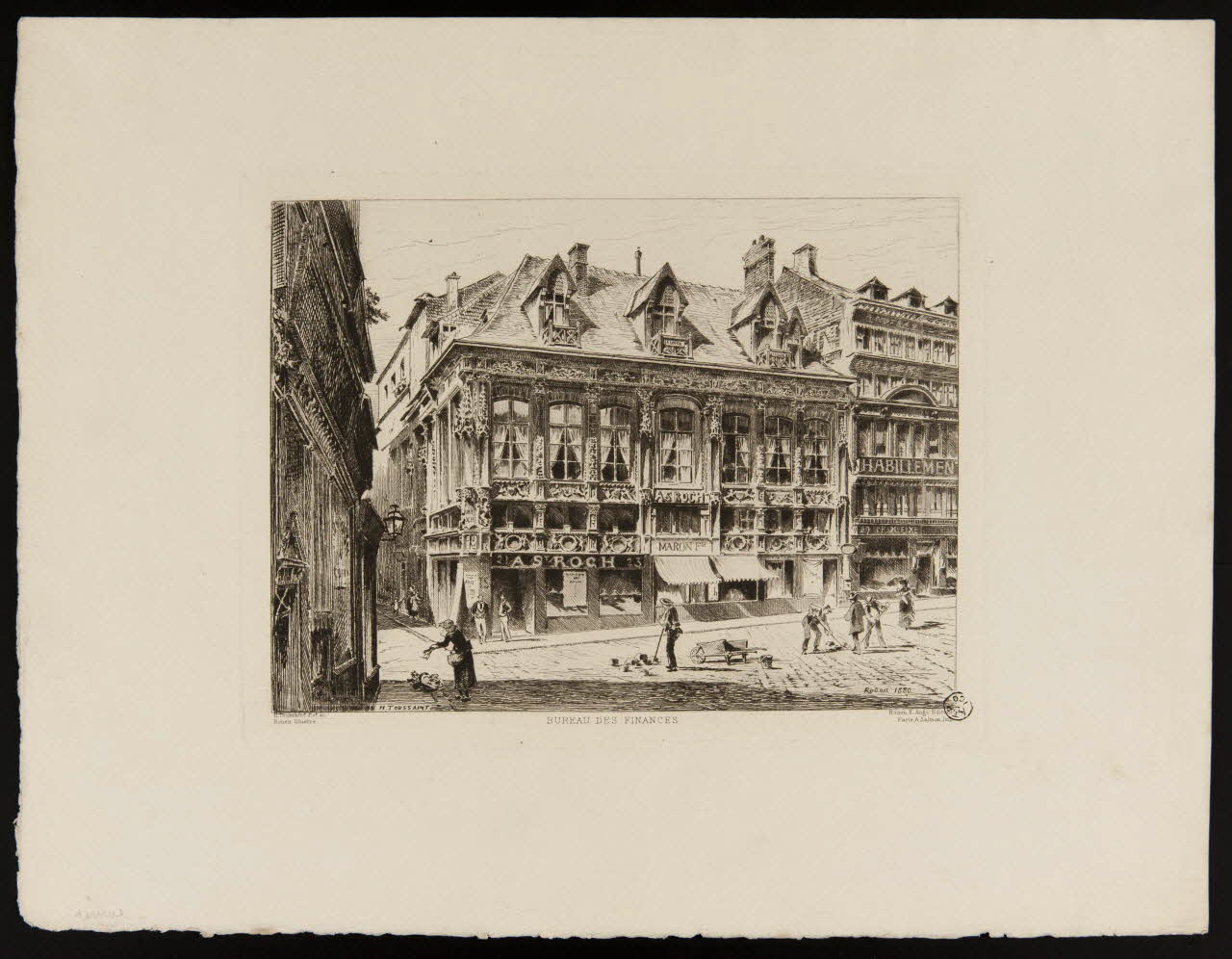 estampe BUREAU DES FINANCES. 1966.17.22 Photo