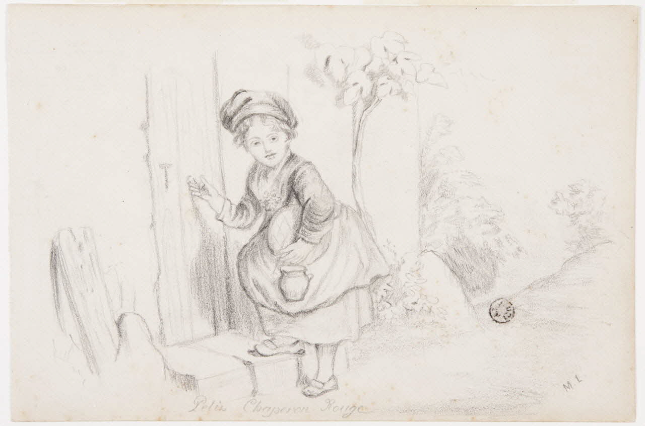 dessin Petit Chaperon Rouge 1966.17.34 Photo