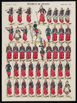 estampe REGIMENT DE ZOUAVES 1966.30.4 Photo