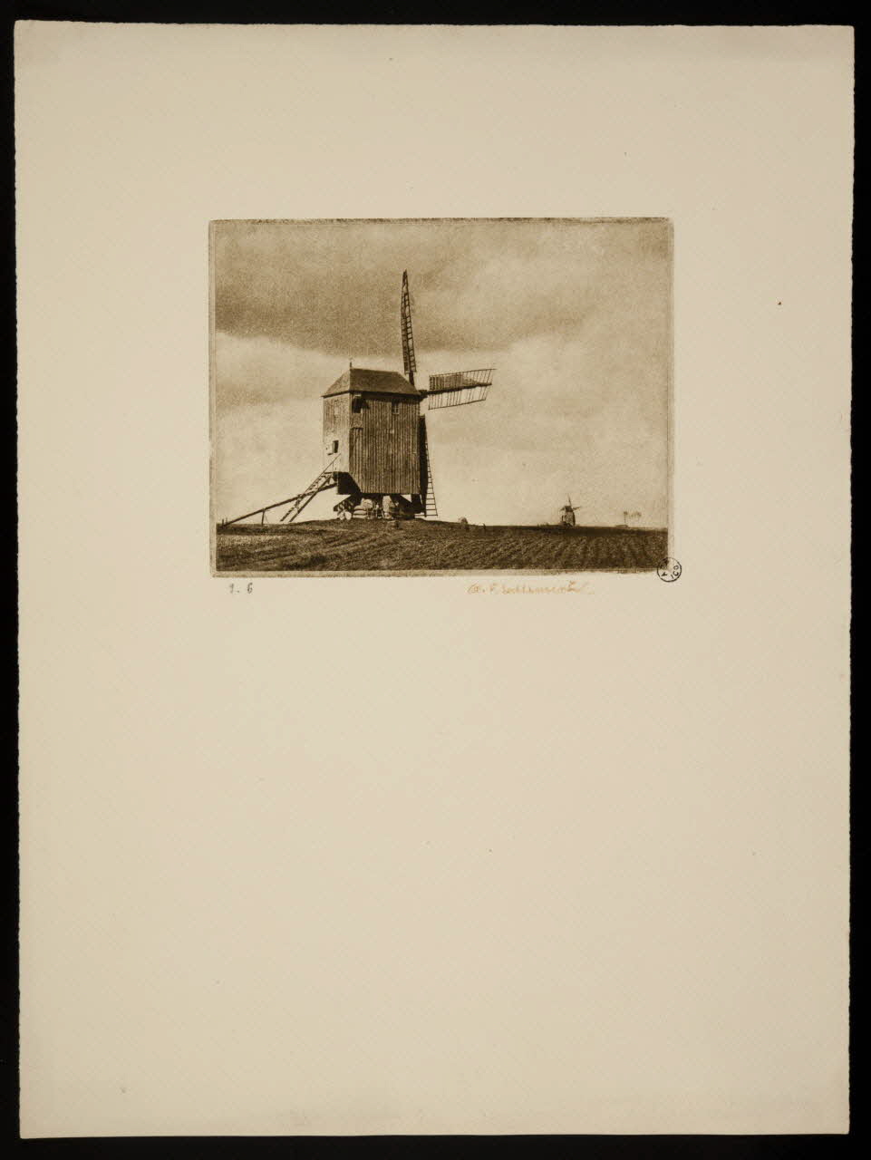 estampe Moulin à vent 1966.35.10 Photo