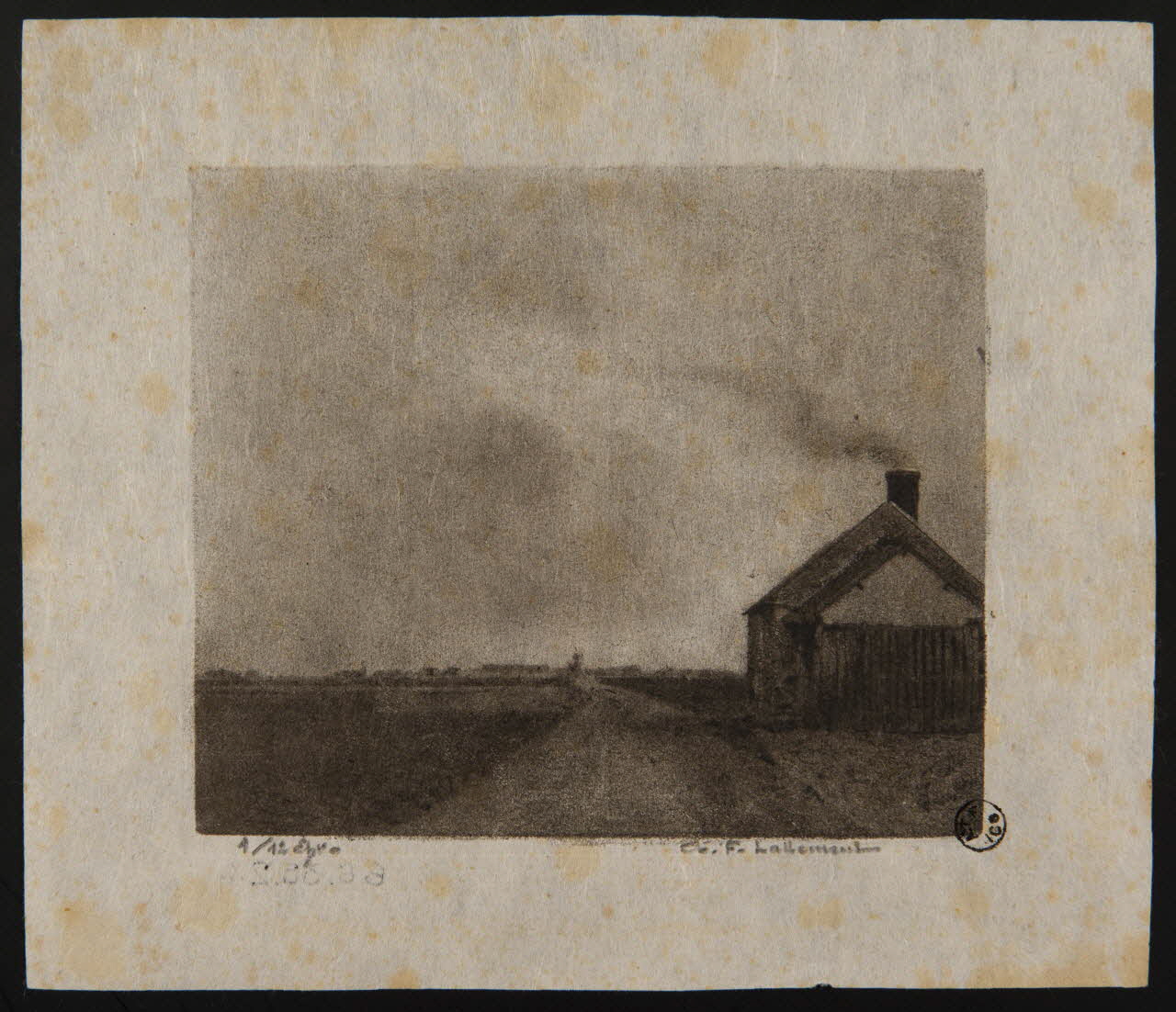 estampe Paysage rural 1966.35.24 Photo