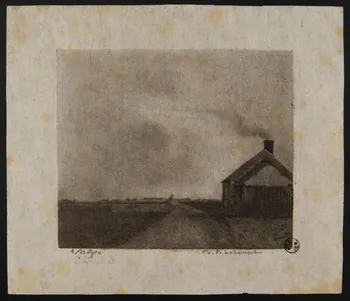 estampe Paysage rural 1966.35.24 Photo