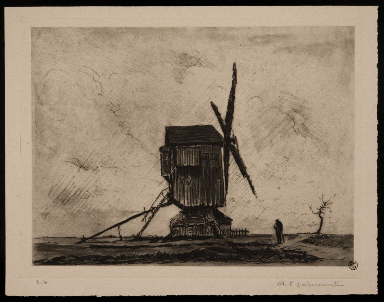 estampe Moulin à Touchard 1966.35.27 Photo