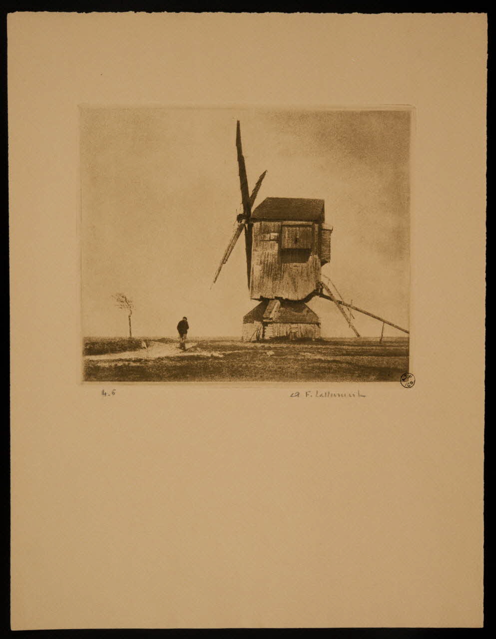 estampe Moulin à Touchard 1966.35.28 Photo