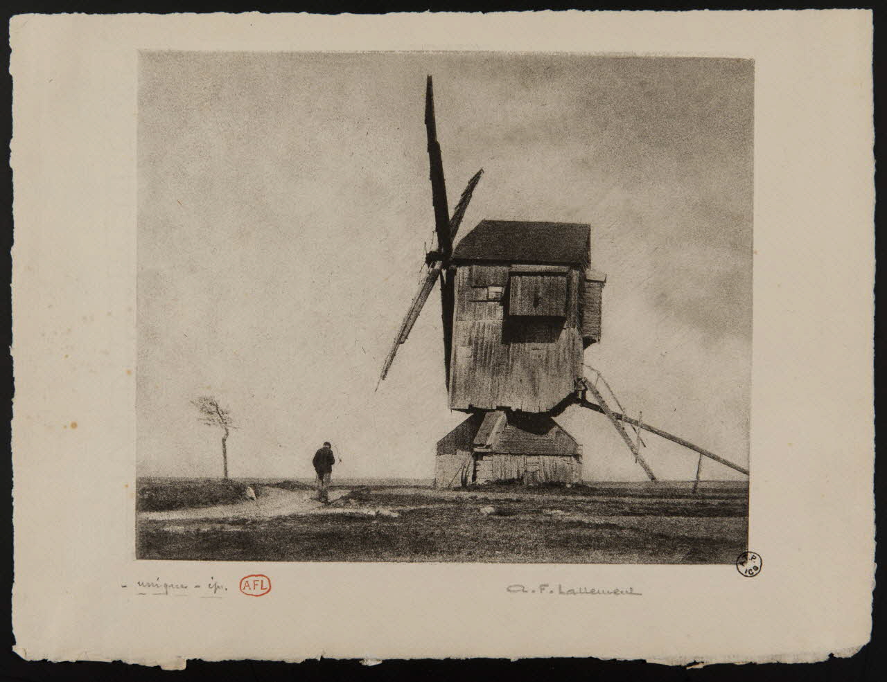 estampe Moulin à vent 1966.35.29 Photo