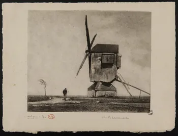 estampe Moulin à vent 1966.35.29 Photo
