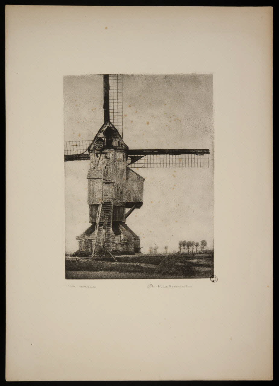 estampe Moulin du Nord de la France 1966.35.42 Photo